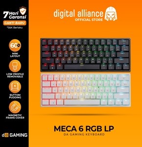 Digital Alliance Meca 6 RGB Low Profile 60% Mechanical Gaming Keyboard