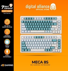Keyboard Gaming Digital Alliance Mechanical 75% Outemu Knob Meca 8S